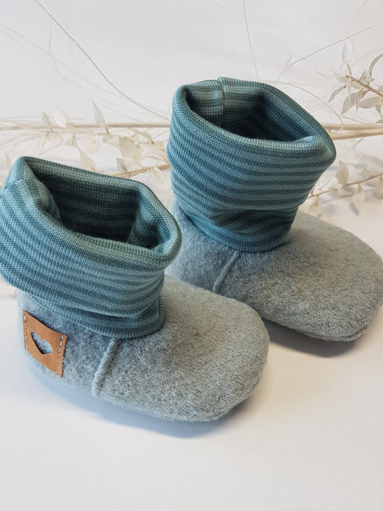 Babyschuhe Wollwalk/ Baby Stiefel/ Bio/Mint/verschiedene Größen