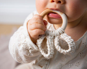 Beißring/ Greifring/ Hasenohr/ Baby Geschenk