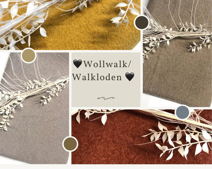 Wollwalk/ Walkloden/ 100% Wolle/ Meterware