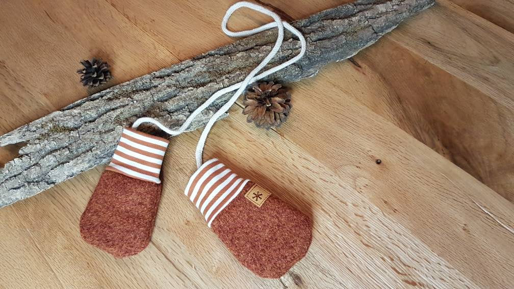 Wollwalk Fäustlinge Baby Handschuhe, verschiedene Größen sofort Lieferbar