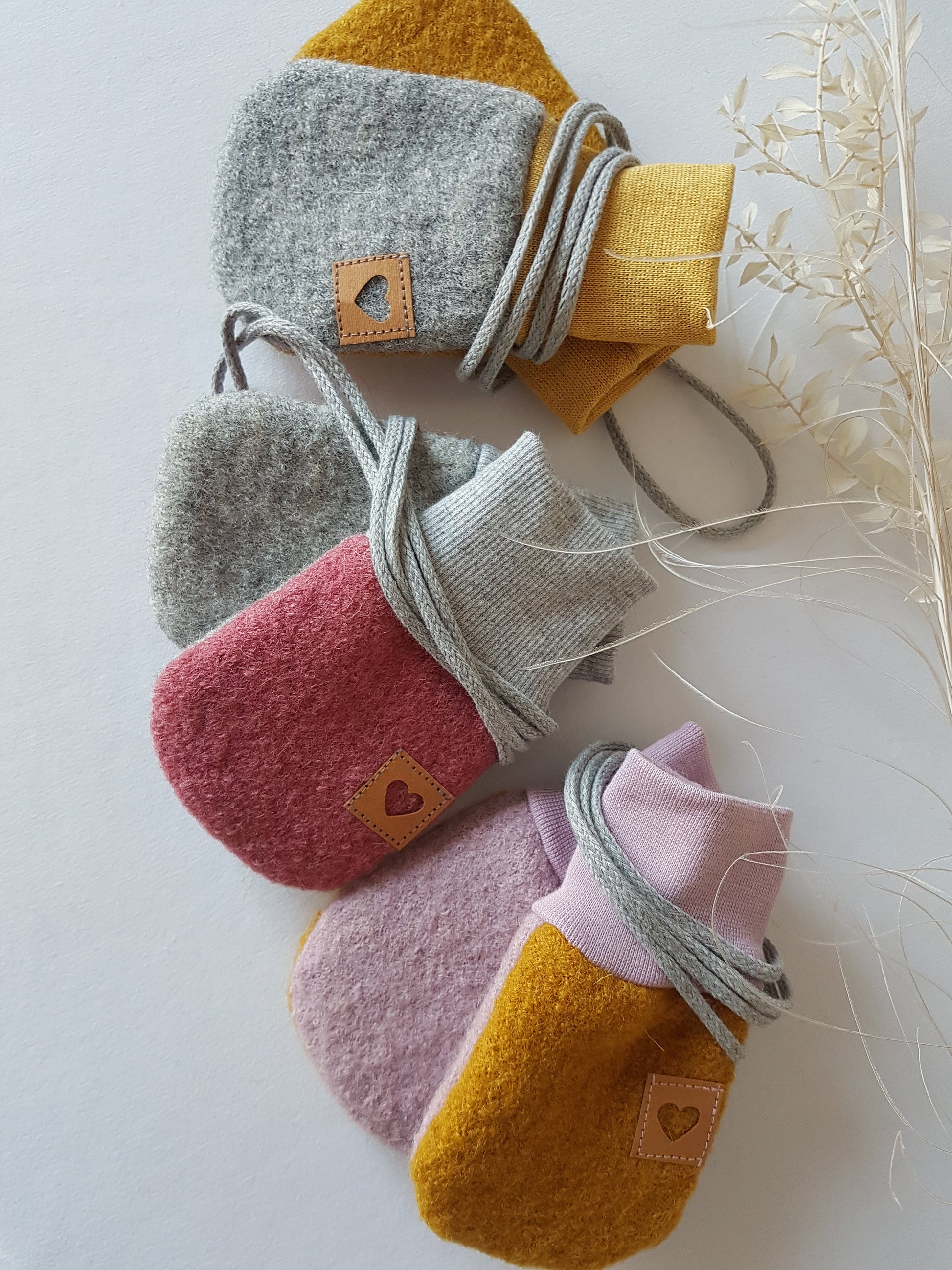 Wollwalk Fäustlinge Baby Handschuhe, verschiedene Größen sofort Lieferbar