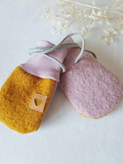 Wollwalk Fäustlinge Baby Handschuhe, verschiedene Größen sofort Lieferbar