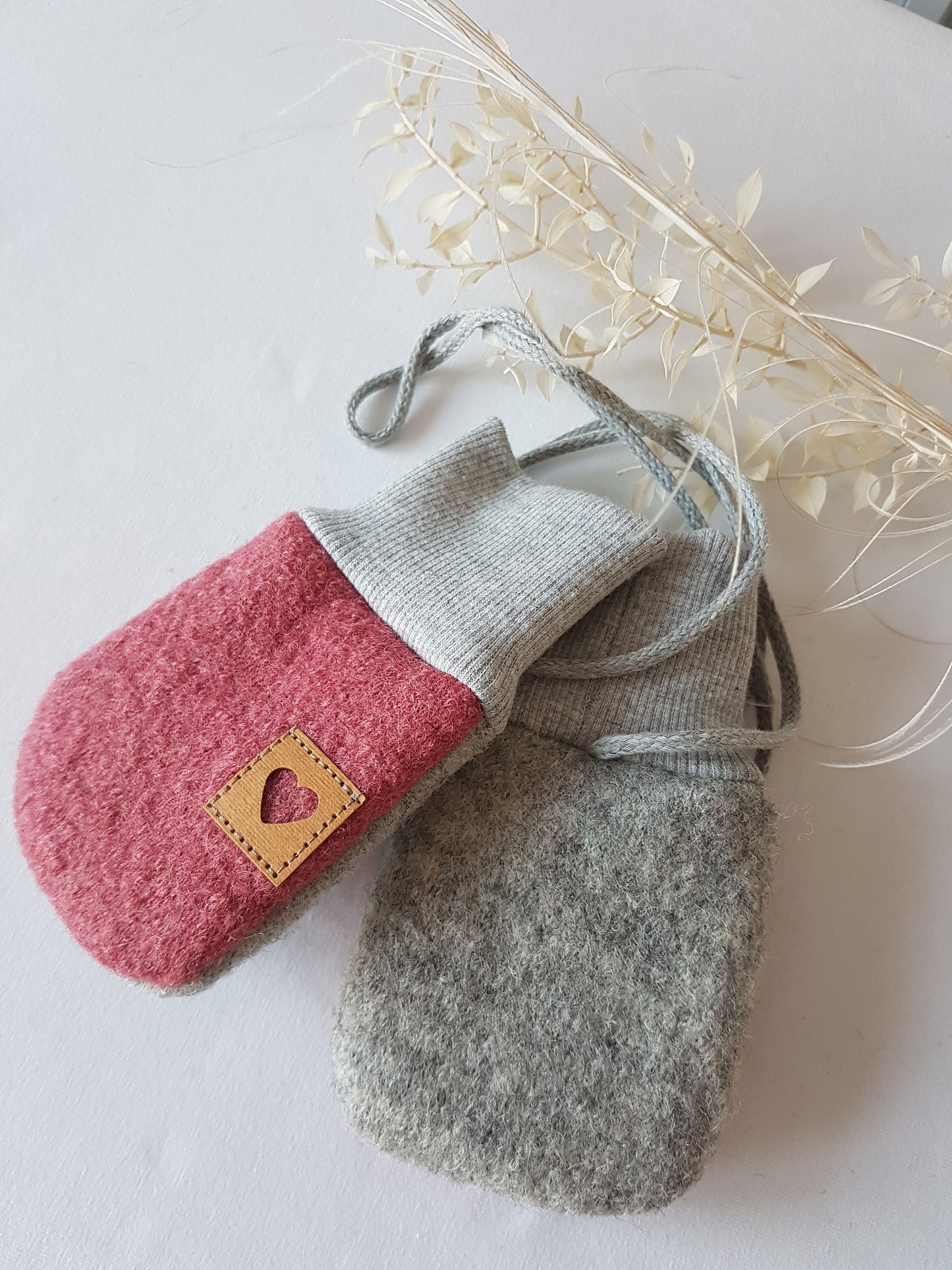 Wollwalk Fäustlinge Baby Handschuhe, verschiedene Größen sofort Lieferbar